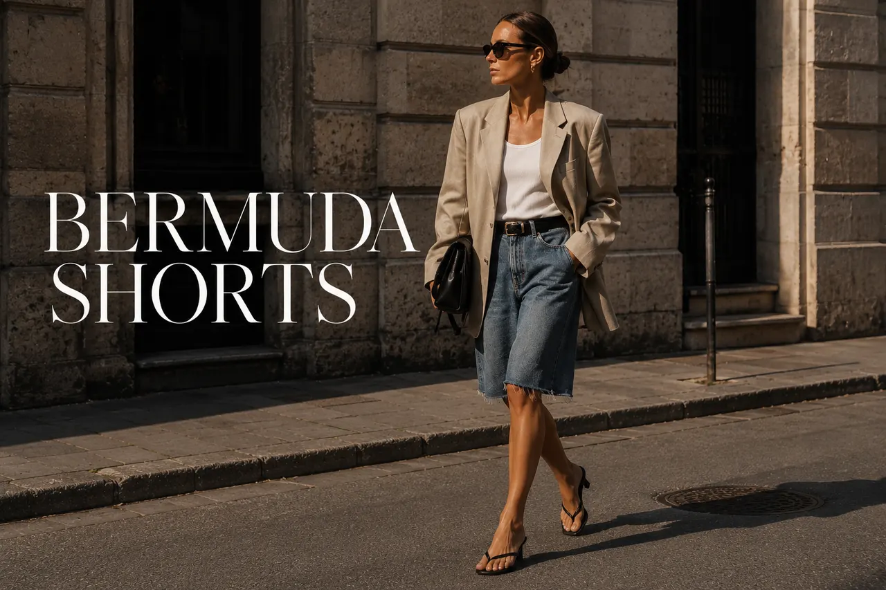 Bermuda shorts är tillbaka – och den här gången handlar allt om proportioner